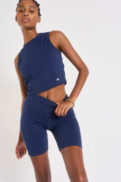 T-shirt Navy blue ADILO WELLNESS