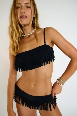 WESTO & NILA FRINGES black 2-pieces swimsuit